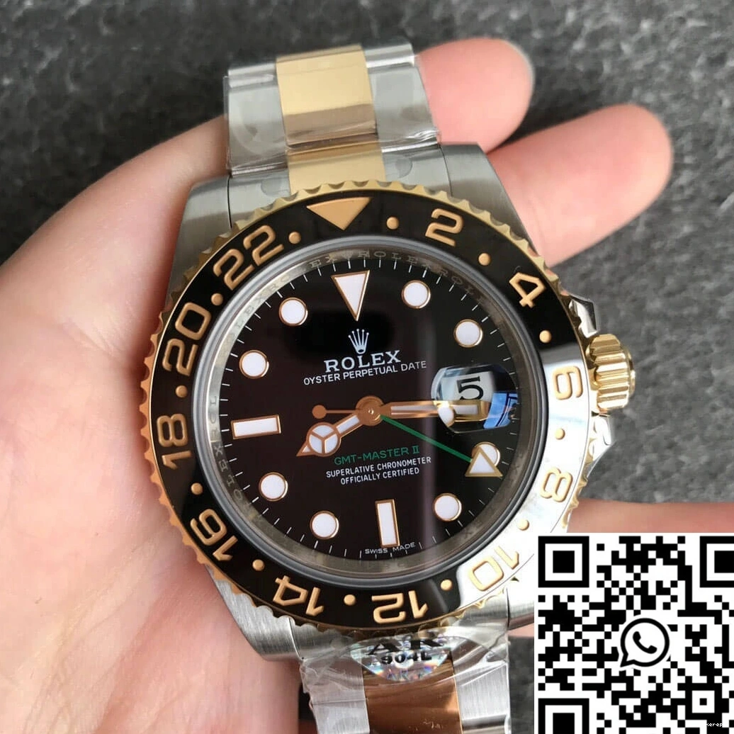 116713-LN-78203 Yellow Master Gold GMT AR Rolex II Factory 0314